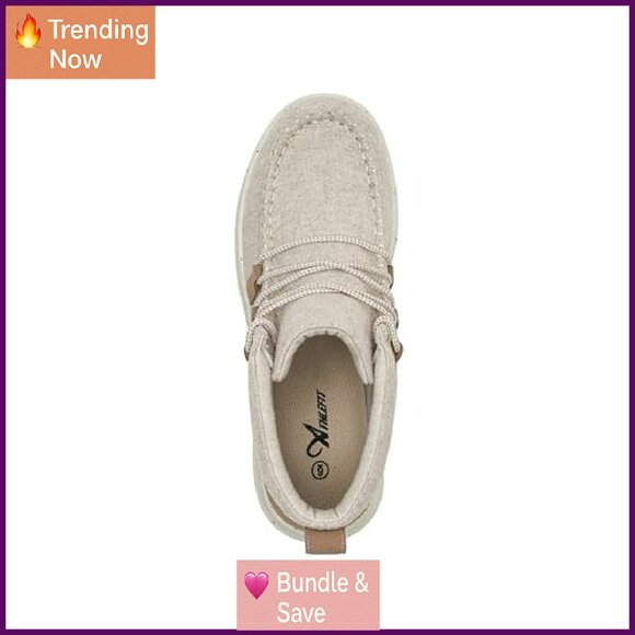 Women's Lace Up Ankle Boots Lightweight Comfortable Walking Flat Booties - Picture 6 of 8